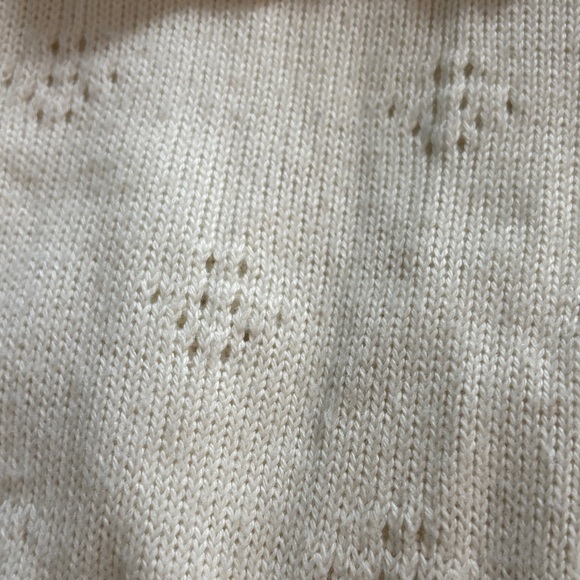 Off-the-Shoulder Cream Sweater - Picture 7 of 9